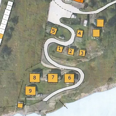 بيت خشبي Solhaug Fjordcamping